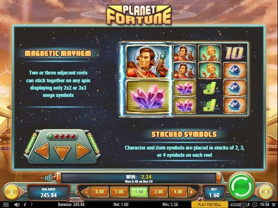 Игровые бонусы в Planet Fortune онлайн